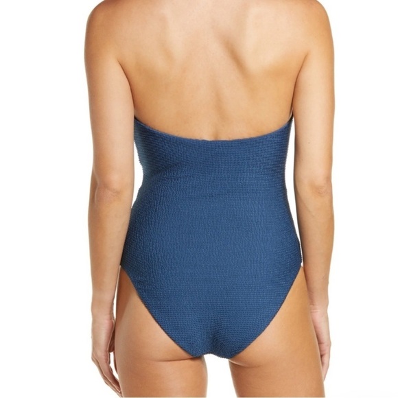 NWT Veronica Beard Bethany One Piece Swimsuit Ocean Blue sz XS - Picture 6 of 15